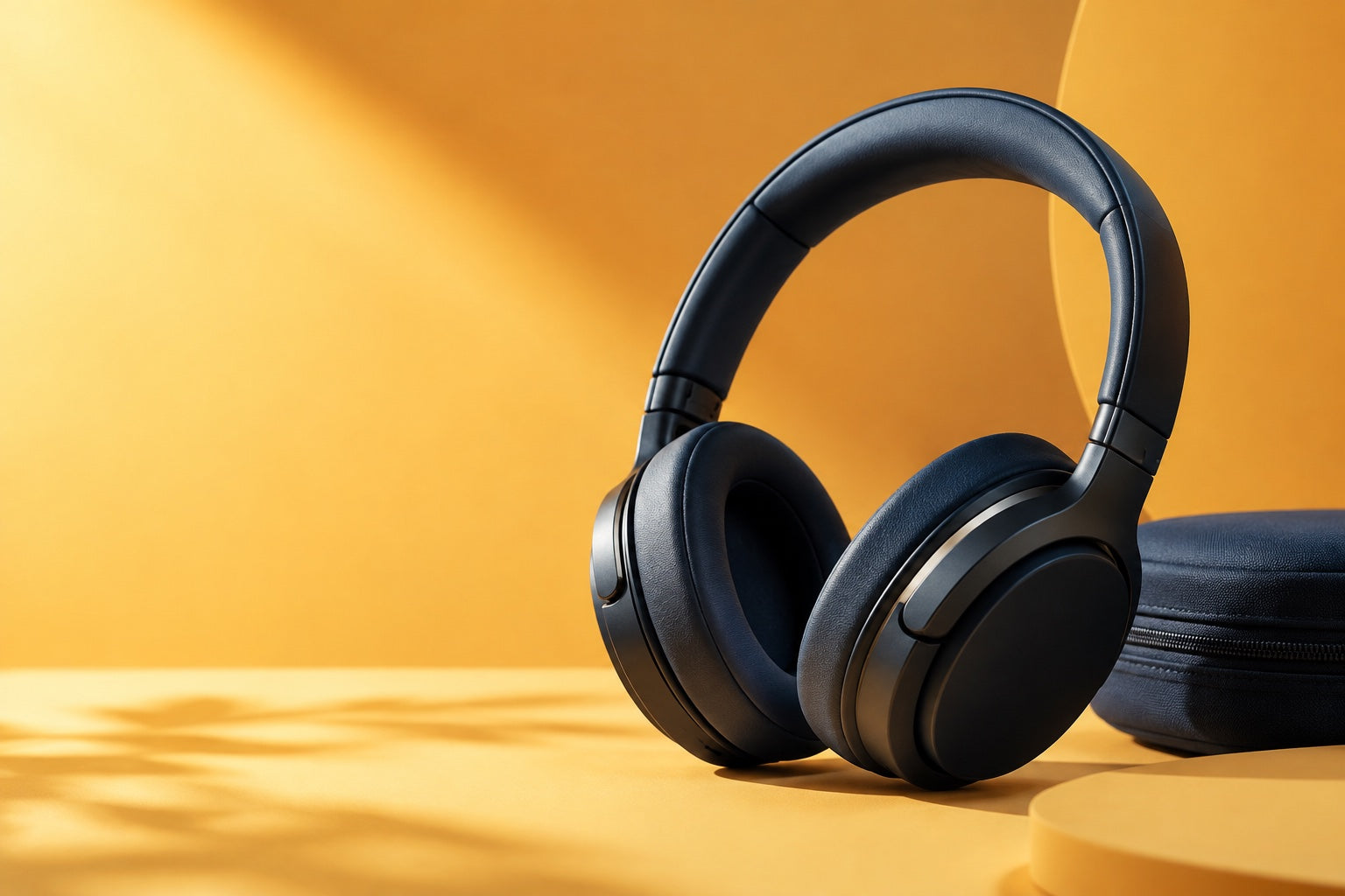 Cuffie over-ear con custodia da trasporto