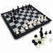 3-in-1 Folding Magnetic Chess, Checkers & Backgammon – 19.1 x 19.7cm Travel Set