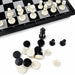 3-in-1 Folding Magnetic Chess, Checkers & Backgammon – 19.1 x 19.7cm Travel Set