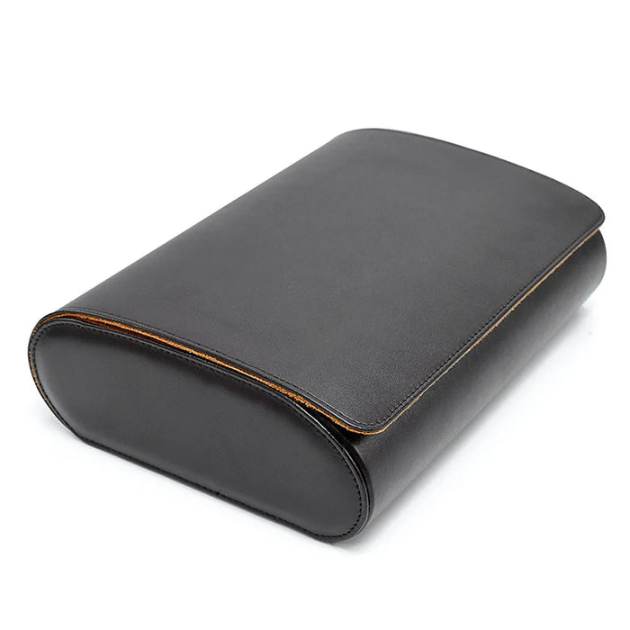 6-Slot PU Leather Watch Travel Case – Roll Organiser for Men & Women