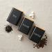 3-Piece Square Kitchen Canisters with Bamboo Lids for Coffee, Tea & Sugar