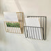 Wall-Mounted Iron File Holder — Single-Tier Magazine & Letter Rack (Gold or Black)