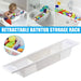 Adjustable Plastic Bathtub Caddy Tray – Retractable Bath Storage Rack