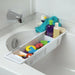 Adjustable Plastic Bathtub Caddy Tray – Retractable Bath Storage Rack