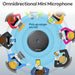 Conference Microphone with 5‑in‑1 USB Adapter — 360° Omnidirectional Condenser Mic for PC & Mac