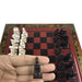 Retro Terracotta Warriors Chess Set – 26cm Wooden Board with Resin Pieces