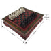 Retro Terracotta Warriors Chess Set – 26cm Wooden Board with Resin Pieces
