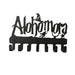 Alohomora Letter Metal Wall Key Holder — 7-Hook Decorative Organiser