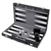 Classic Backgammon & Chess Set in Folding PU Leather Case – Portable Travel Game