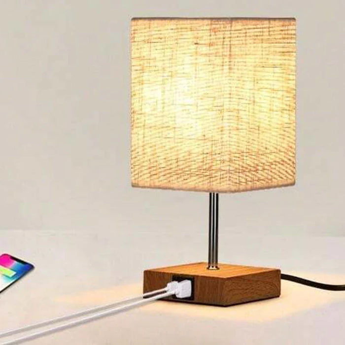 LED-skrivbordslampa från Bedside Lamps - beröringskänslig dimbar bordslampa med USB- och Type C-port, snabbladdning, ögonskydd - idealisk läslampa för studenter och långvariga läsare