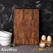 Teak End Grain Cutting Board — Large Wooden Chopping & Charcuterie Board with Hidden Handles