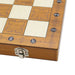 3‑in‑1 Foldable Wooden Travel Board — Chess, Checkers & Backgammon