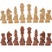 32-Piece Wooden Chess Set with Leather Board — King 110mm (Model 4in)