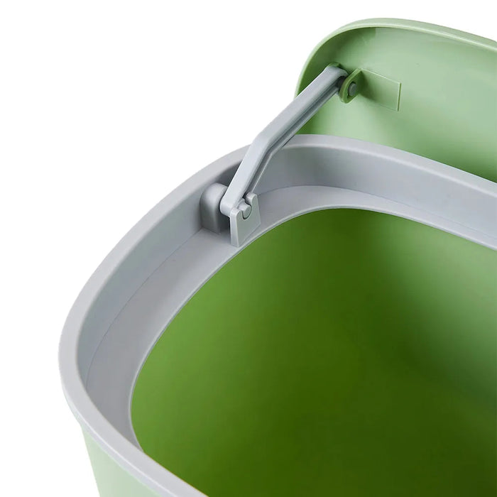12L Hanging Kitchen & Bathroom Bin with Lid — Door or Wall Mount