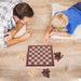 29 x 29 cm Foldable 3‑in‑1 Wooden Chess Set — Chess, Checkers & Backgammon, Non‑toxic