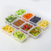 Kitchen Food Container Set — 10× 840ml BPA-Free Plastic, Microwave & Dishwasher Safe, with 10 Stickers & Marker