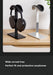 Aluminium Headphone Stand for AirPods Max — Detachable, Auto‑sleep, Anti‑slip Pad