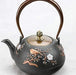 Cast Iron Peanut Teapot Kettle — about 1.0 L (Black)