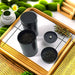 4-Piece Tinplate Storage Cans with Sealed Double Lids – For Loose Tea, Coffee & Spices
