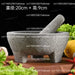 Natural Granite Mortar and Pestle for Spices, Pastes and Guacamole