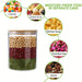Glass Storage Jar with Airtight Bamboo Lid — 6.5 × 8 cm