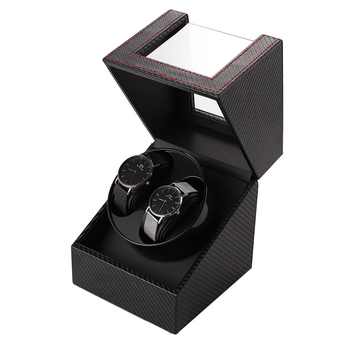 PU Watch Winder for Automatic Watches with USB Charging