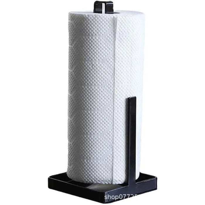 Portable Metal Paper Towel & Napkin Holder for Kitchen & Bathroom — Modern Minimalist