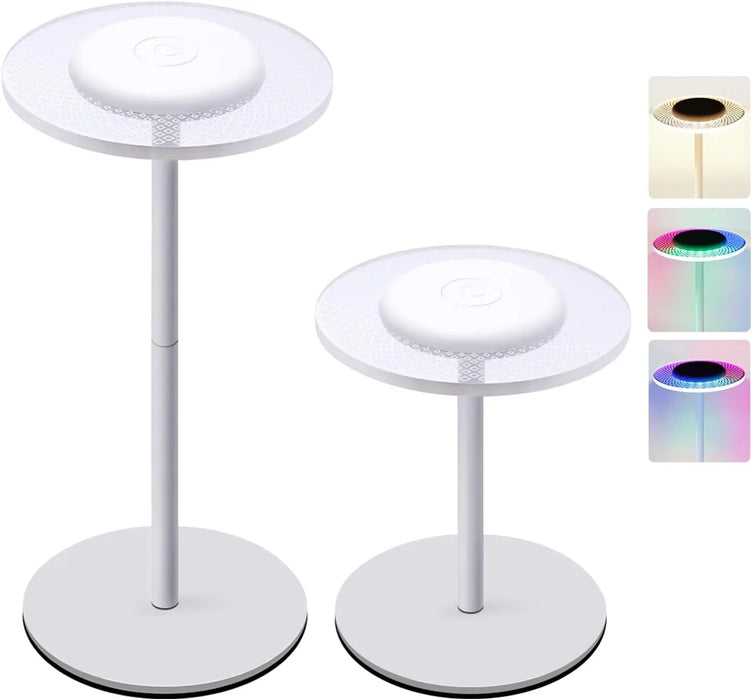 RGB-färgändrande trådlös bordslampa - Touch-kontroll, DIY-dimbar skrivbordslampa - Perfekt för middag, uteplats, sovrumsmiljöer