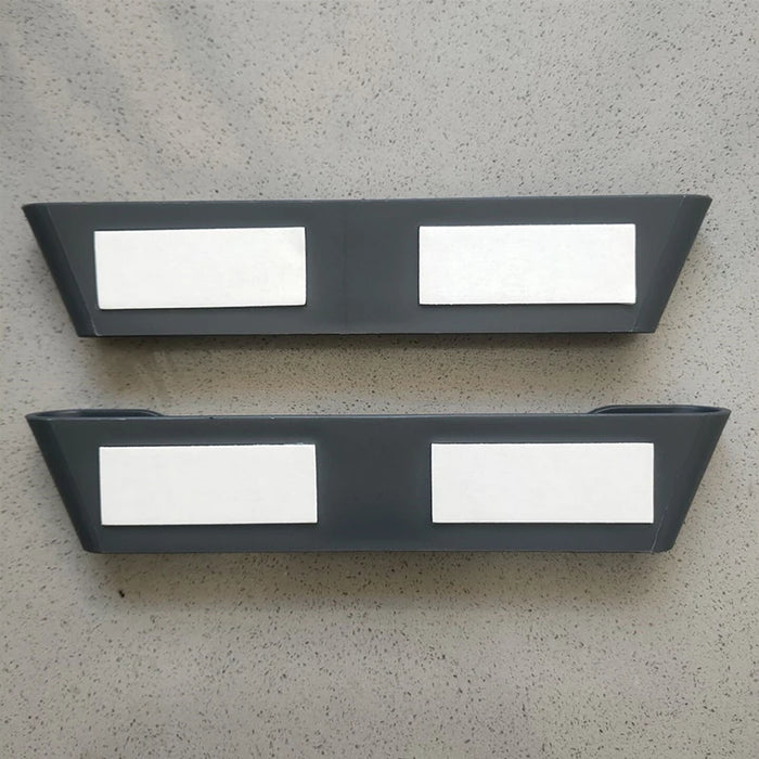 Self‑Adhesive Wall‑Mounted Pot Lid Rack – Black (1/2/4 pcs)