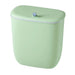 12L Hanging Kitchen & Bathroom Bin with Lid — Door or Wall Mount