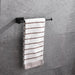 Adhesive Stainless Steel Paper Towel & Toilet Roll Holder — Black or Silver (S/M/L)