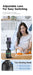 P03 360° Auto Face-Tracking AI Phone Gimbal — Desktop Tripod Holder for Vlog & Live
