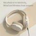 Bluetooth 5.3 Foldable Gaming Headphones — Dual Wired/Wireless, Noise Reduction (iPhone & Xiaomi)