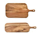 Double-Sided Wooden Cutting Board with Handle — Charcuterie & Serving Platter (Two Sizes)