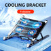 Foldable Laptop Cooling Pad — 2 or 4 Fans, RGB, 7 Heights for 11–17.3-inch Laptops