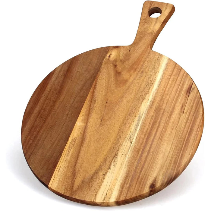 Acacia Wood Cutting Board 16 x 12 in (approx 41 x 31 cm) — Hand‑Carved Charcuterie & Chopping Board