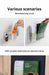 Slim Wall-Mounted Clear Storage Box — Cabinet & Medicine-Cabinet Organiser