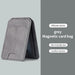 Magnetic PU Leather Wallet Phone Case with Stand and Card Pocket — MagSafe Compatible