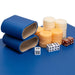 Travel Chess & Backgammon Set with Acrylic Pieces in Leather Case, 25 x 19 x 6 cm