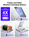 Magnetic 3-in-1 Foldable Fast Wireless Charger Stand for iPhone, Apple Watch & AirPods