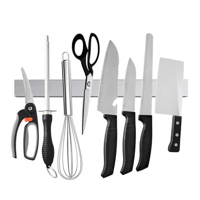 Stainless Steel Magnetic Knife Strip – 30, 40 or 50 cm