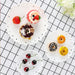 3-Tier ABS Cake Stand — Fruit & Dessert Display (Black or White)