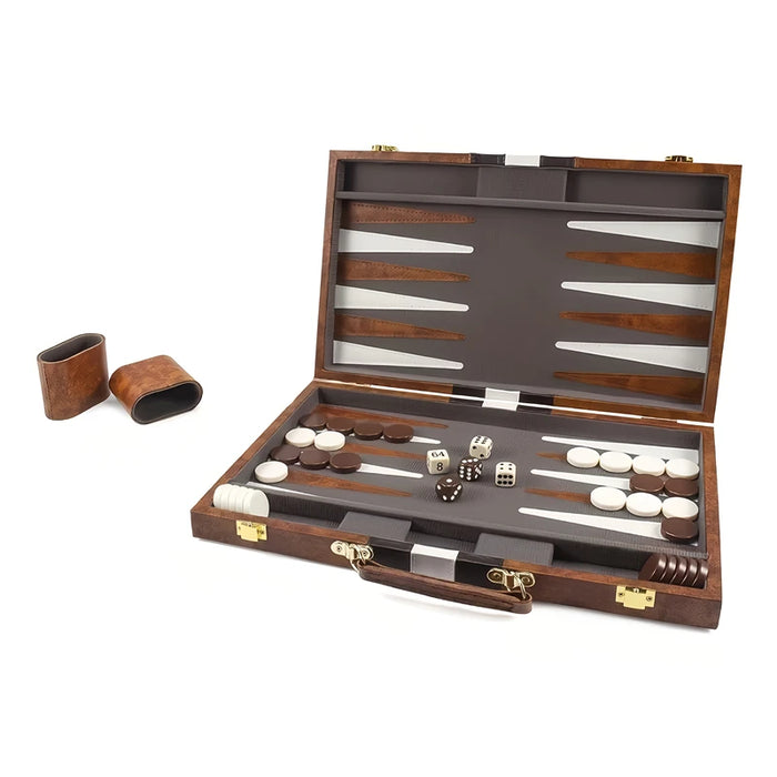 38cm (15in) Folding Game Board — Classic Chess & Checkers Travel Edition