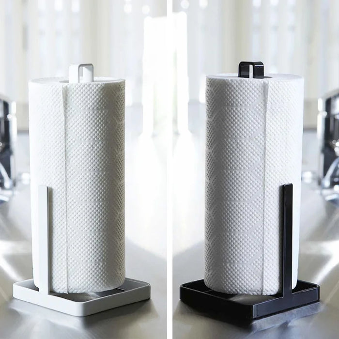 Portable Metal Paper Towel & Napkin Holder for Kitchen & Bathroom — Modern Minimalist