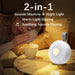 Portable White Noise Machine for Babies — 15 Soothing Sounds & Smart Night Light, USB Rechargeable