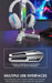 RGB Headset Stand with Sound‑Activated Lights and USB Dock