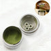 304 Stainless Steel Matcha Jar with 40‑Mesh Sieve — Airtight Tea & Powder Canister