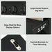 Wooden Wall-Mounted Key Holder with Mail Organiser | 5 Hooks (Dark Khaki/Black)