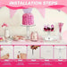 Transparent Acrylic Round Cake Stand for Desserts, Cupcakes & Events — 15/18.7/22.5cm