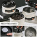 Stainless Steel Vacuum Coffee Canister – Airtight Storage for Beans, Tea & Grains